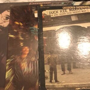 3 Credence Clearwater Revival Records Original Fantasy Label